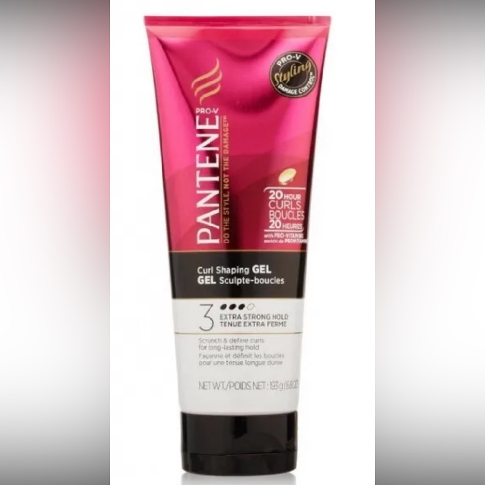 New Pantene Pro-V Curl Shaping Gel 20 hour curls Extra Strong Hold 3 6.8 oz
